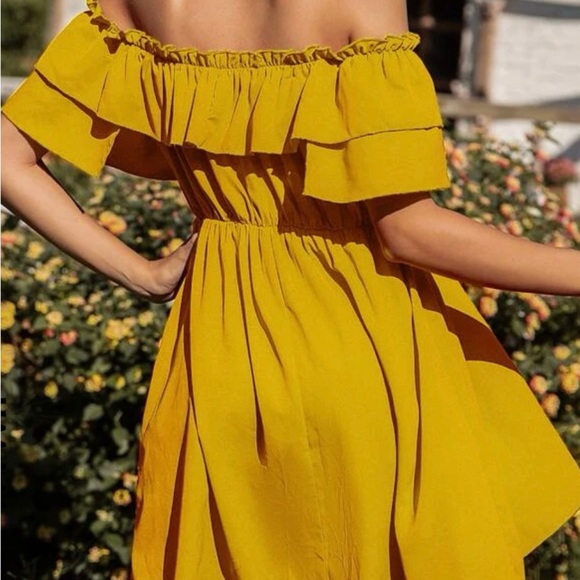 HP🎉💛Mustard color women’s dress - Picture 2 of 2